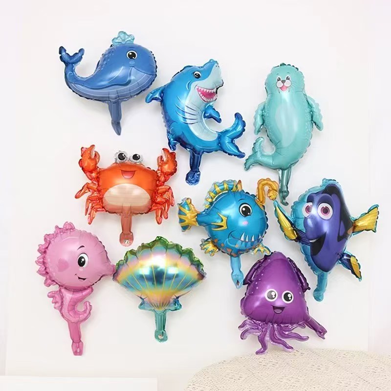 Water Balloon Set - 9 pezzi mini palabola marina tema