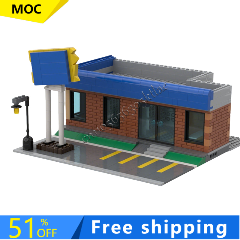 Kids Toys Rental - 717 Pezzi MOC City Street Views