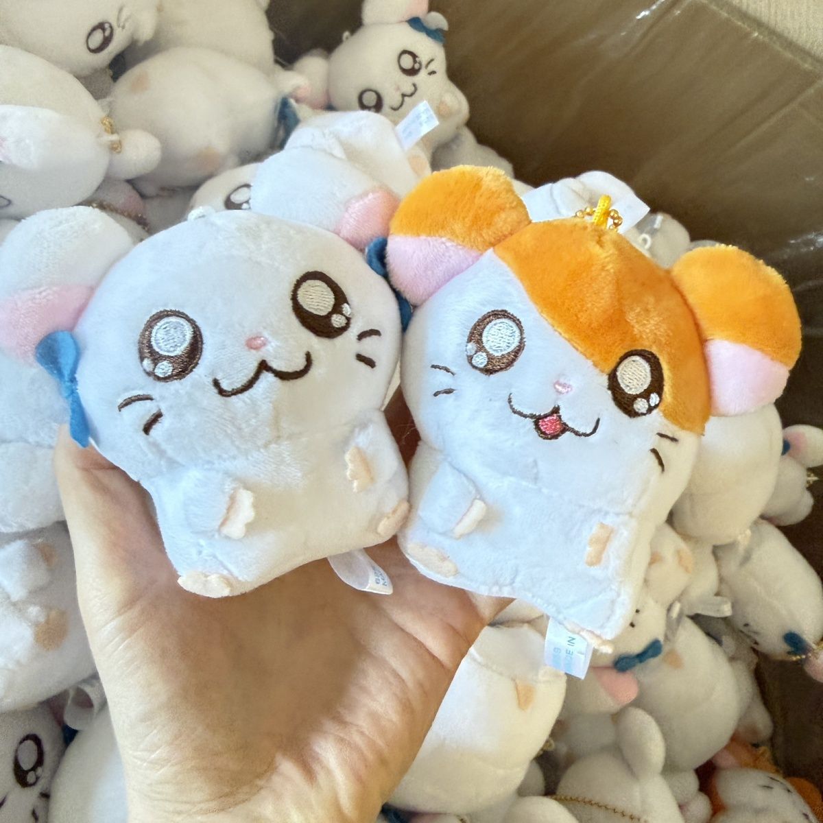 Kids Toys Boys - Portachiavi Peluche Hamtaro Bijou Abbracciabile, Ciondolo
