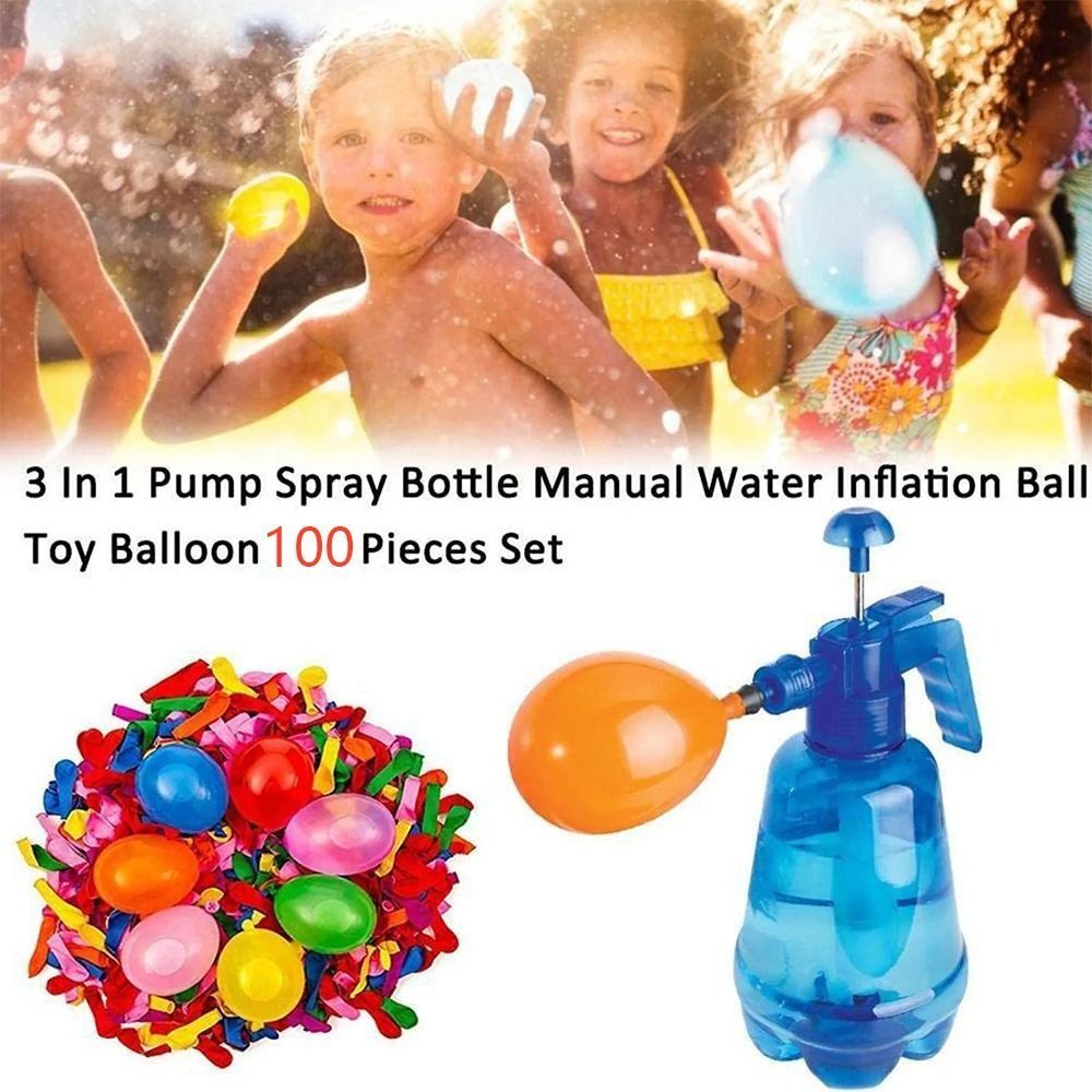 Water Balloon Set - Pompa per Palloncini d'Acqua in Plastica,