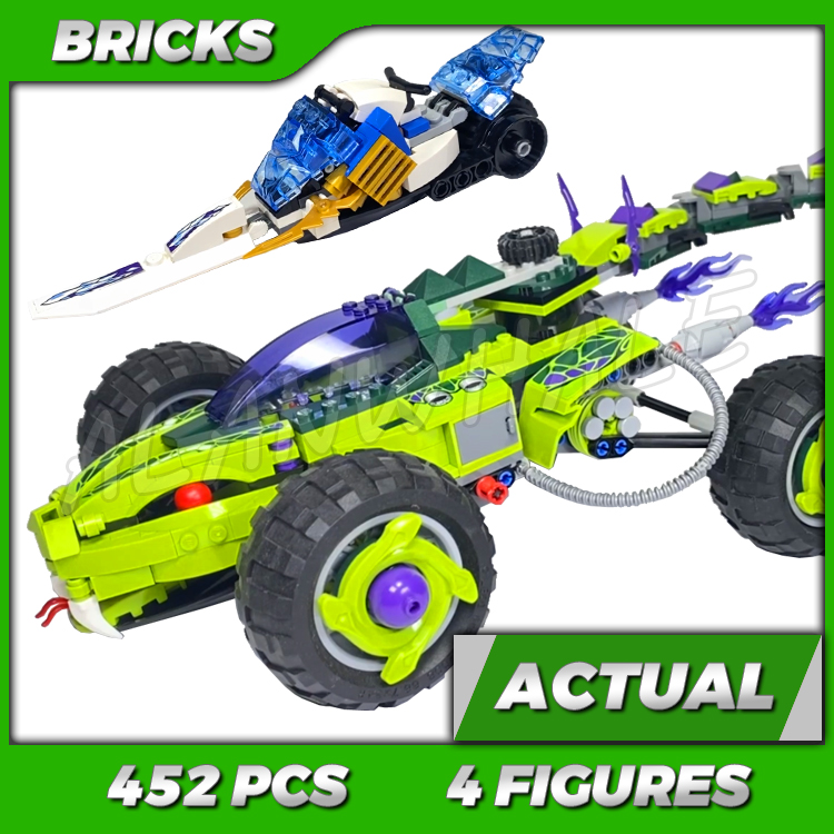 Kids Toys Xmas 2025 - 452 pezzi Shinobi Fangpyre Truck Ambush