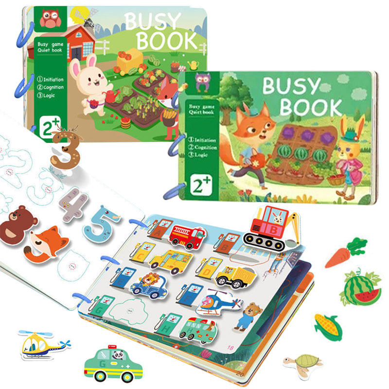 Kids Quiet Toys - Montessori Baby Libro silenzioso Giocattoli Educazione