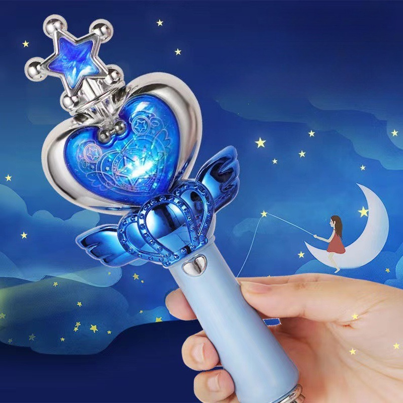 Kids Quiet Toys - Bacchetta Magica Luminosa con Effetti Sonori