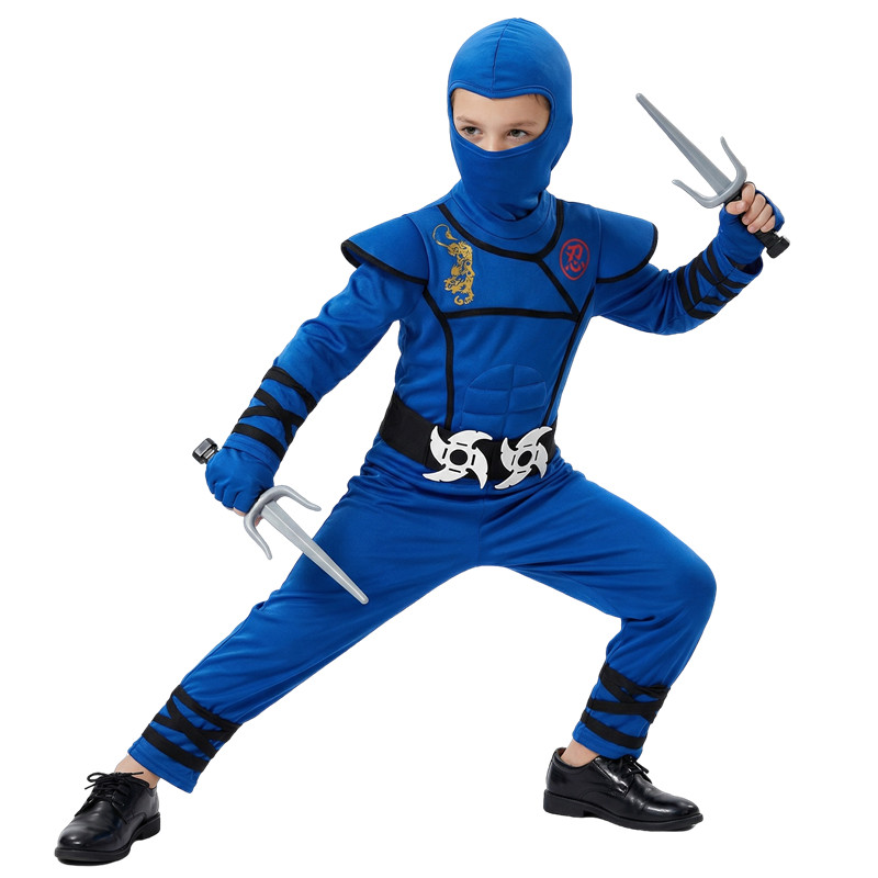 Costume da ninja nero e blu pe - Kids Toys Boys recensione e prezzo