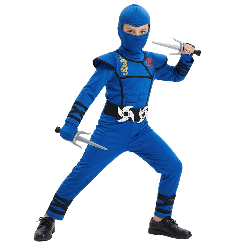 Costume da ninja nero e blu pe - Kids Toys Boys recensione e prezzo