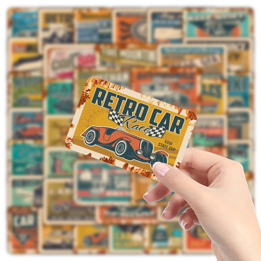 10/30/50pcs Retro Ads adesivi  - Kids Toys Vintage recensione e prezzo