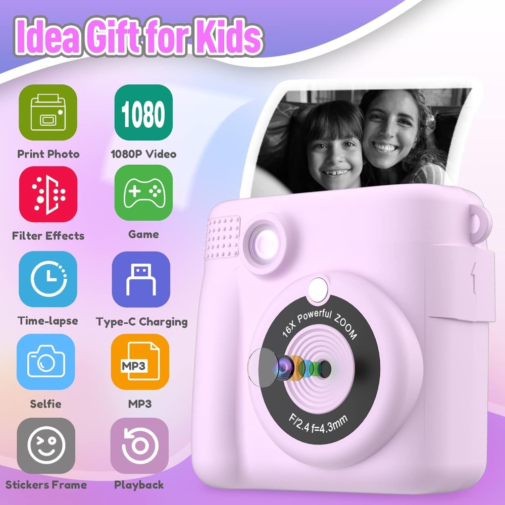 Fotocamera con stampa istantan - Toys For Kids Video recensione e prezzo