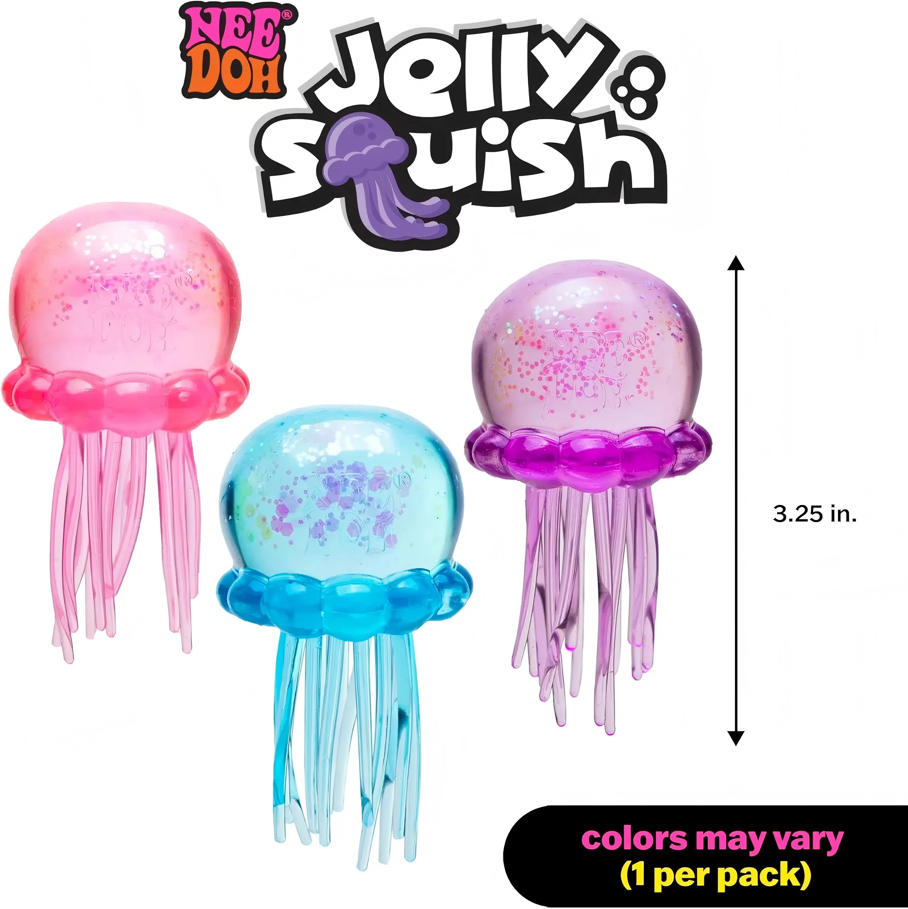 Needoh Fuzz Ball Jellyfish Squ - Kids Toys Box recensione e prezzo