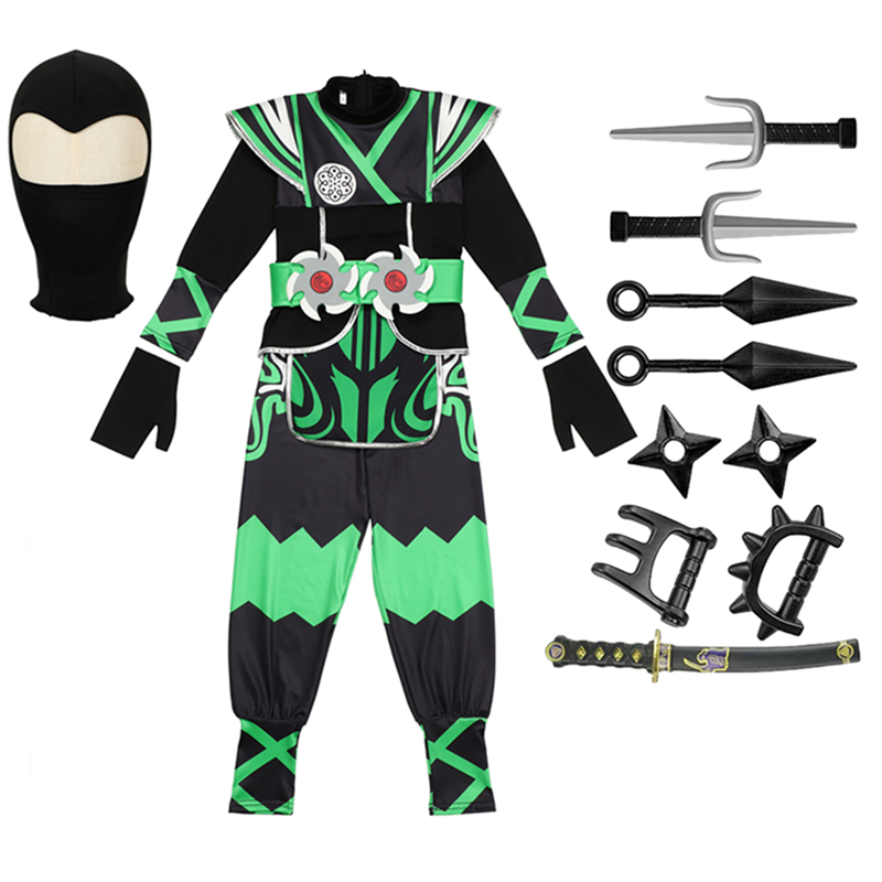 Costume da Ninja Verde per Bam - Kids Toys Boys recensione e prezzo