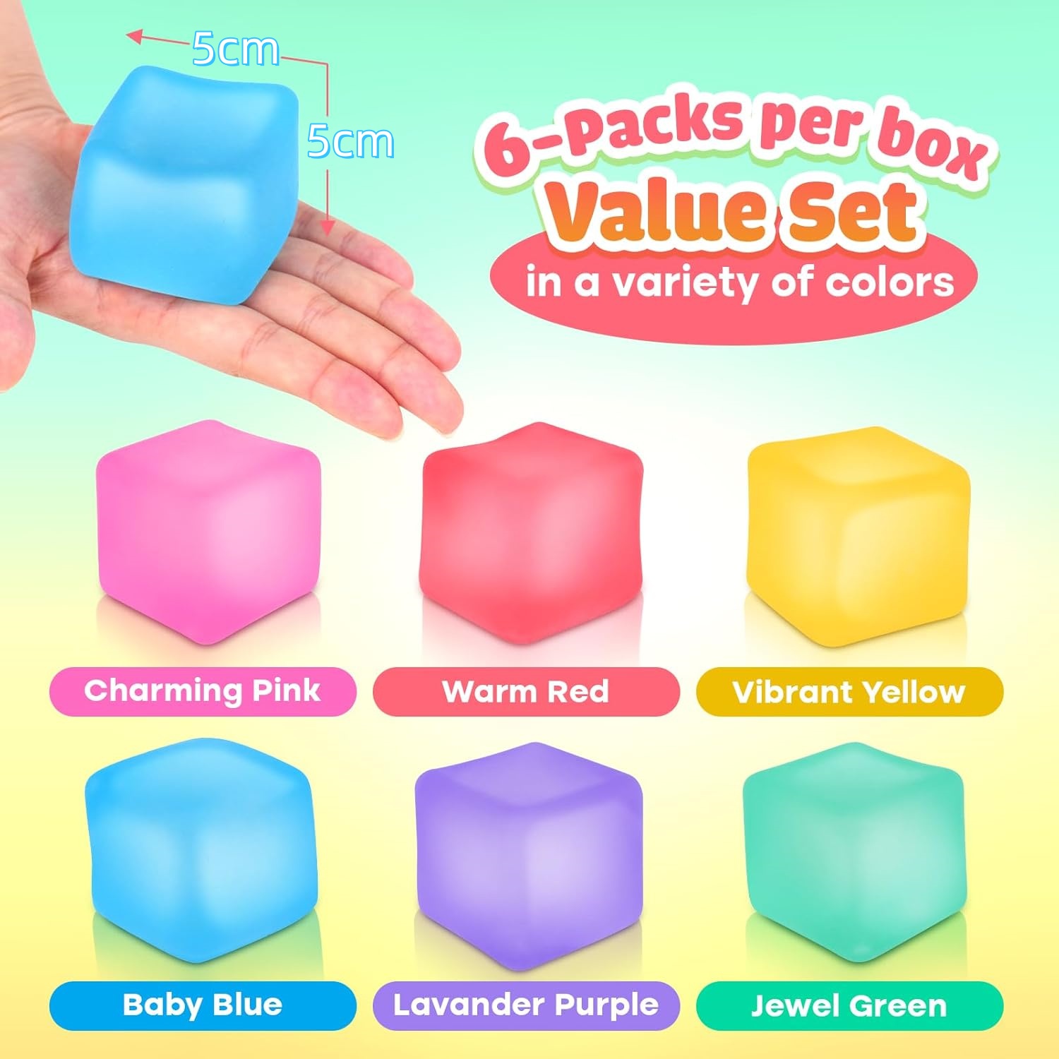Stress Cube Squishy Fidget Toy - Kids Quiet Toys recensione e prezzo