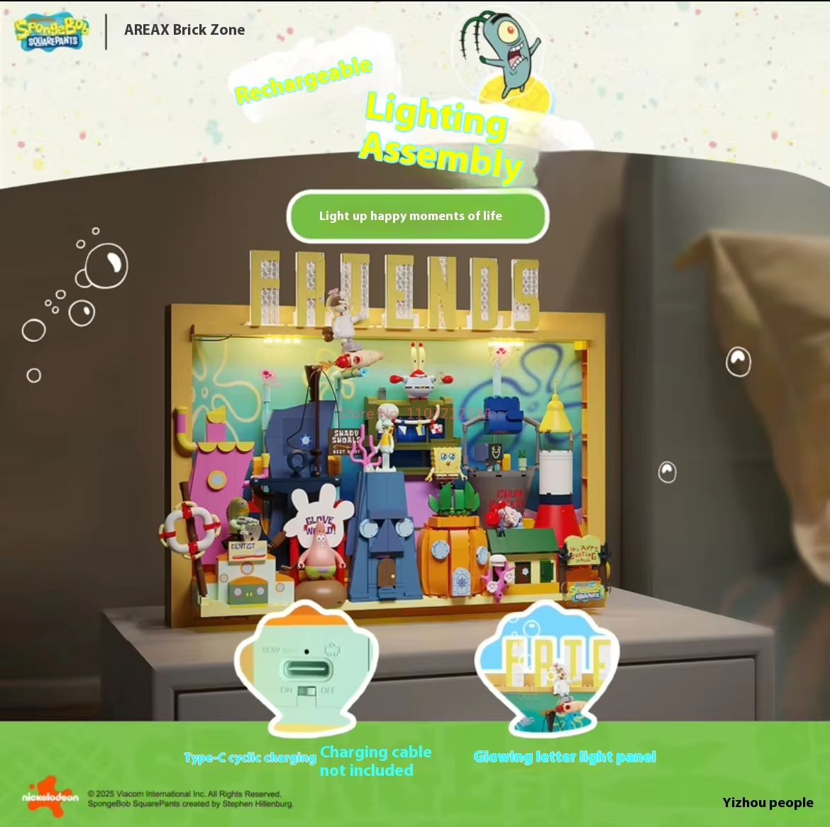 Ufficiale Area-X Spongebob Squ - Kids Toys Box recensione e prezzo